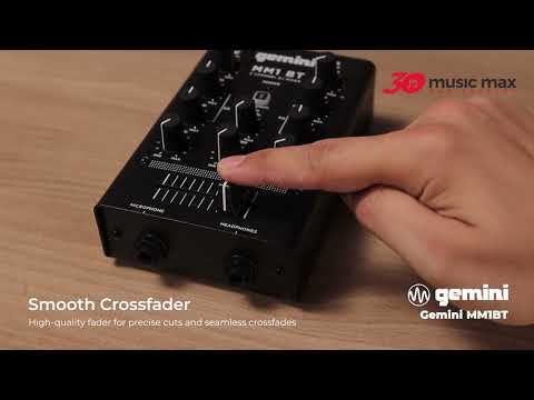 Gemini MM1BT Analog DJ Mixer with Bluetooth 2022 - Present - Black image 5