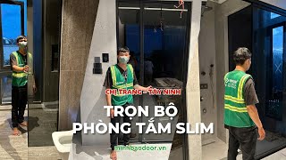 THI CÔNG TRỌN BỘ PHÒNG TẮM SLIM l Chị Trang – Tây Ninh