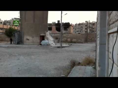 استهداف  قوات النظام من قبل لواء أبي ذر الغفاري في منطقة عش الورور في محافظة دمشق