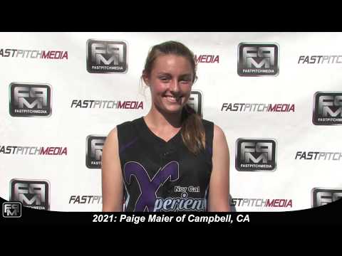 2021 Paige Maier committed cal poly Pitcher and Slapper Softball Skills Video