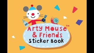 Arty Mouse: Sticker Book - free web video games for kids