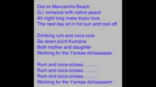 Rum and Coca Cola - LIVE (with lyrics) by Floor van der Holst Quintet