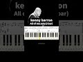 Kenny Barron –“All of Me” solo(3 bars, transcribed)