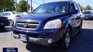 preview picture of video '2004 Honda Pilot EX Used Cars Totowa, New Jersey'