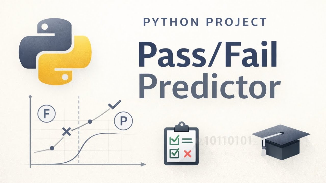 ML Project: Logistic Regression in Python | Student Pass Fail Prediction