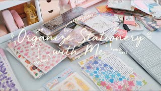 Organize Stationery with Me (Sticker, Memo Pad, Sticky Notes, Washi Tape)