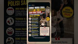 Curhat Warga Israel Hidup Tak Tenang Gara-gara Perang saat Demo Dibubarkan Polisi di Yerusalem