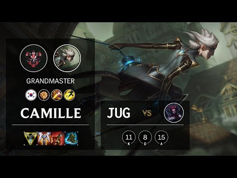 Camille Jungle vs Elise - KR Grandmaster Patch 10.5