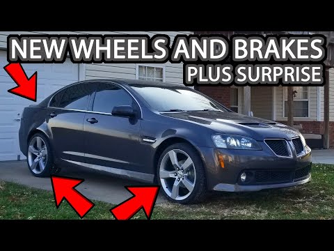 New Brakes and Wheels for the Pontiac G8 (Plus a Surprise for my Son!)