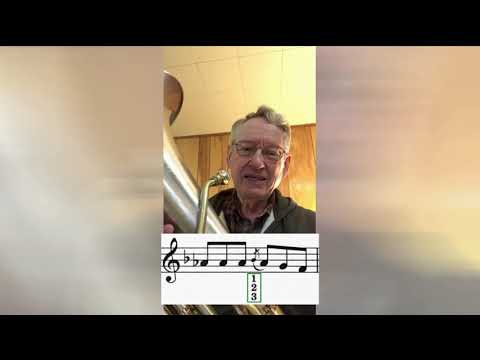 How to Play Ornaments - Arban Ornaments Section No. 49, for cornet, trumpet, baritone, euphonium