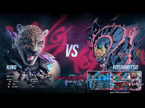 scourge (king) VS eyemusician (yoshimitsu) - Tekken 8 Rank Match
