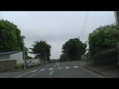 Driving On The D787 From Mousteru To Guingamp, Brittany, France 3rd May 2011