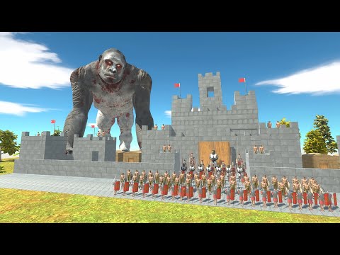 KING KONG Attack Castle - Animal Revolt Battle Simulator