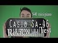 Casio Sa 46 Mini Keyboard Quick Review