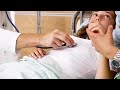 Doctor Listening To Teen S Heartbeat Stock Video