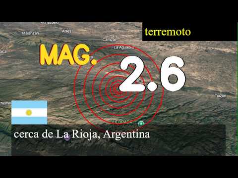 😱🚨  Terremoto cerca de La Rioja, Argentina actualizaciones en vivo hoy: Terremoto de magnitud 2,6 sa