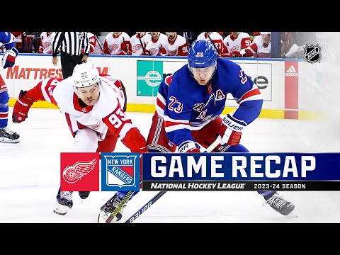 Red Wings @ Rangers 11/29 | NHL Highlights 2023
