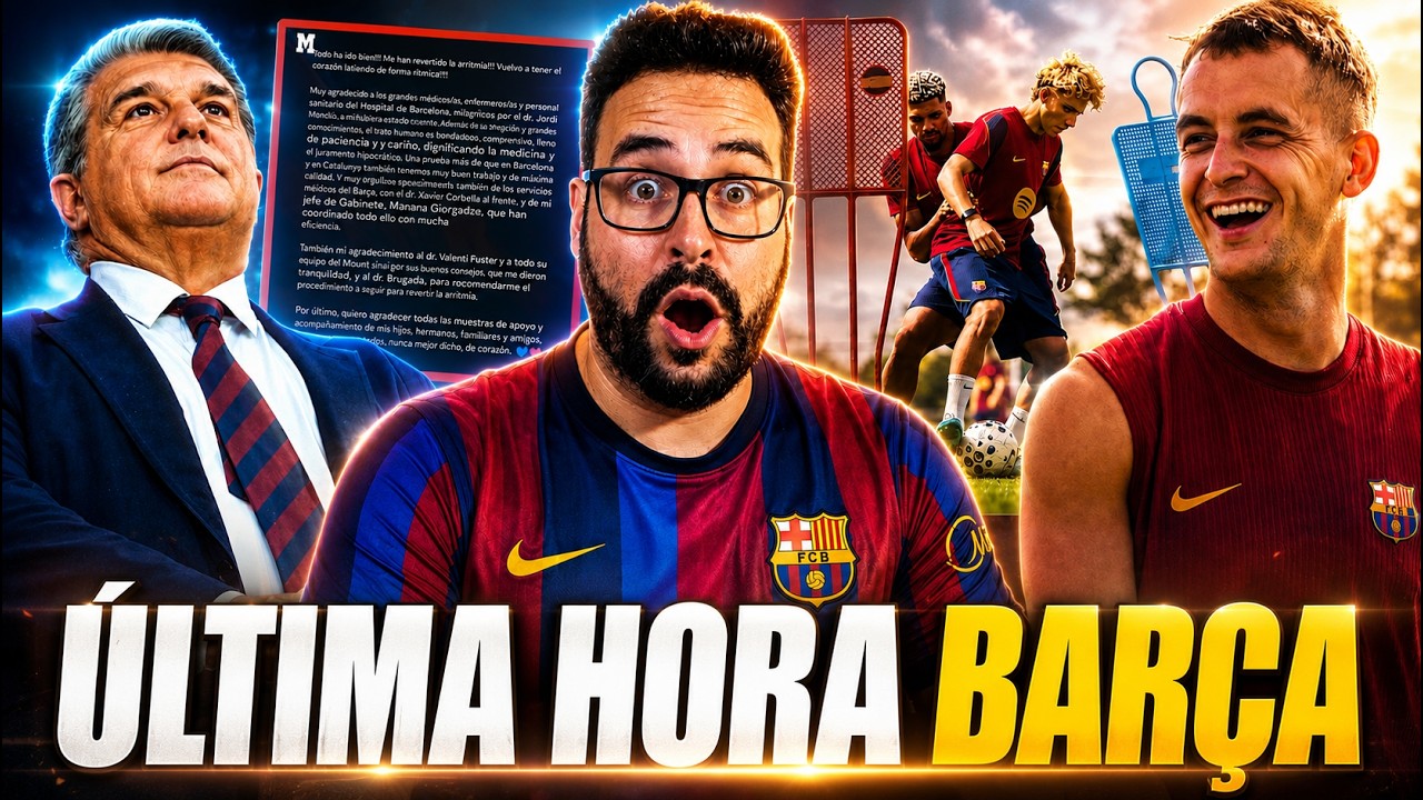 🚨COMUNICADO de LAPORTA y su SALUD - La GIRA del BARÇA con NOVEDADES - CASADÓ YA TIENE PRECIO