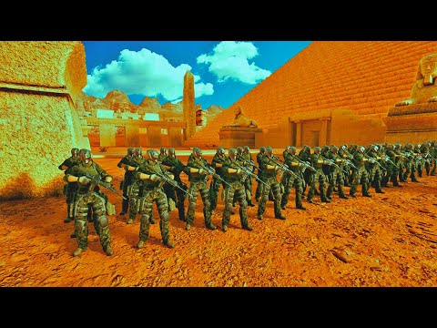 2.5 Chaos Marauder attack on the Pyramid city !!  Ultimate Epic Battle Simulator 2 | UEBS 2