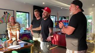#BackSync - Backstreet Boys &amp; NSYNC Rehearse &quot;I Want It That Way&quot;