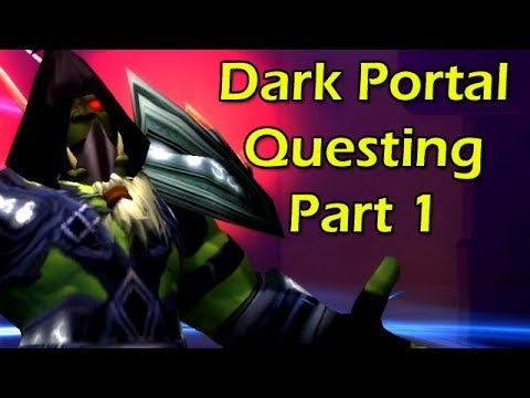 Warlords of Draenor Alpha: Tanaan Jungle Dark Portal Questing Part 1 with Wowcrendor | WoWcrendor