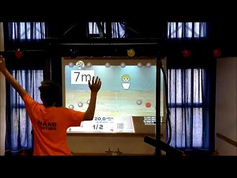 Keeper-Simulator - peripheral vision training (handball goalkeeper)