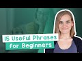 Learn 15 Useful Phrases For ABSOLUTE Beginners In German A1 With Jenny