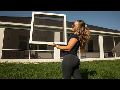 DIY Screen Porch - We Saved Thousands Of Dollars! | Lowe's Screen Tight System