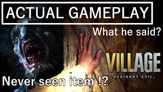 Actual Gameplay RESIDENT EVIL 8 VILLAGE ENGLISH translation CAPCOM TGS2020 What he said?