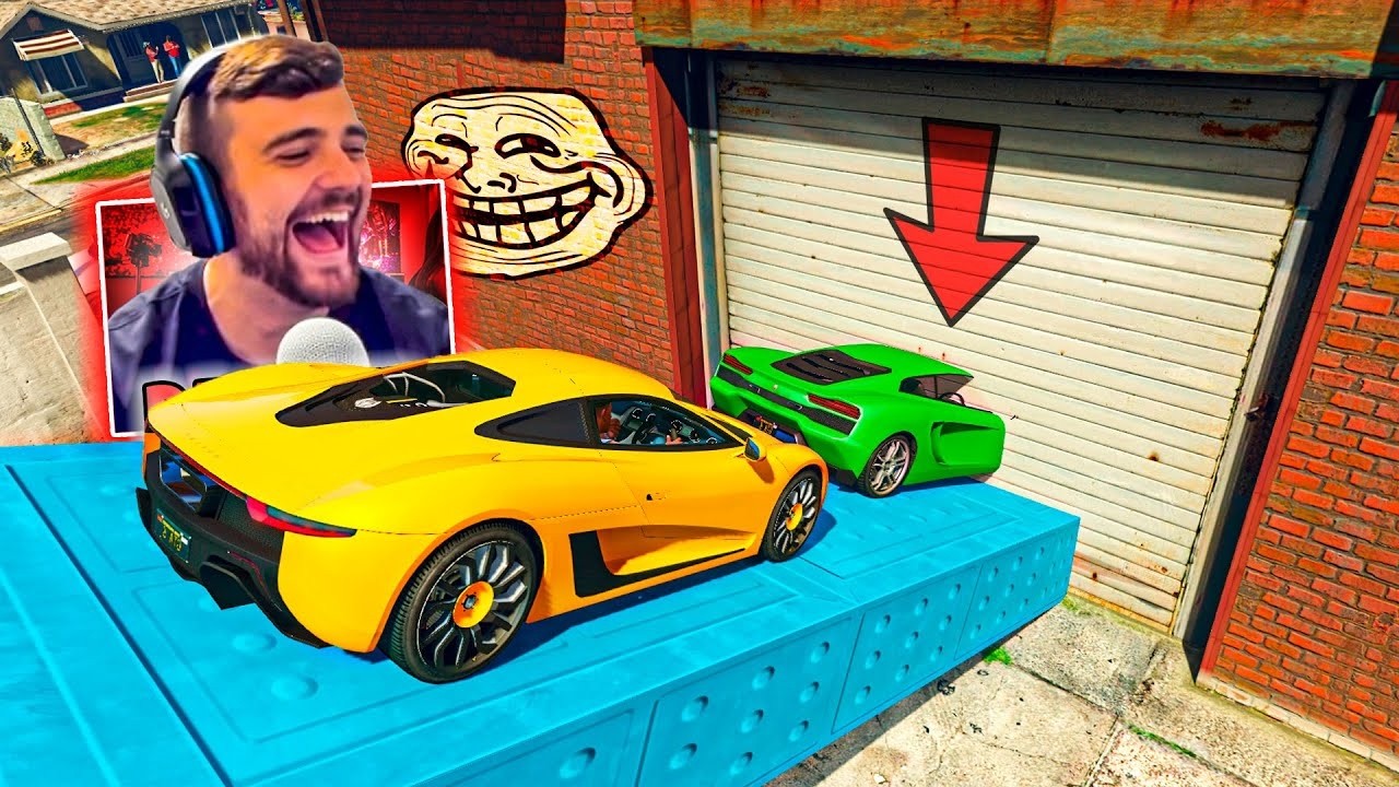 CARRERA TROLL PERO HAY UN GARAJE SECRETO!! - GTA 5 ONLINE