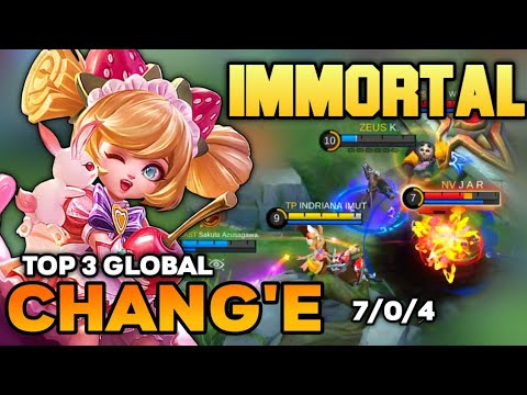 100% UNKILLABLE! CHANG'E BEST BUILD 2021 | TOP GLOBAL CHANG'E GAMEPLAY | MOBILE LEGENDS✓