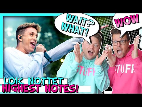 LOIC NOTTET HIGH NOTES COMPILATION // Stufr Reaction Video