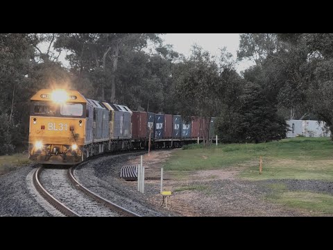 BL31-G523-BL26 on 7901V arrive at Maryborough.   23-09-23.