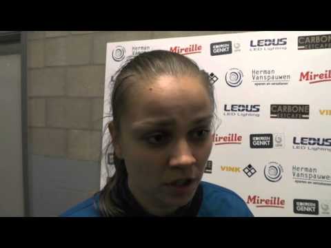 Riete Loos (Genk) na ladies Genk - RSC Anderlecht op 21.11.2015