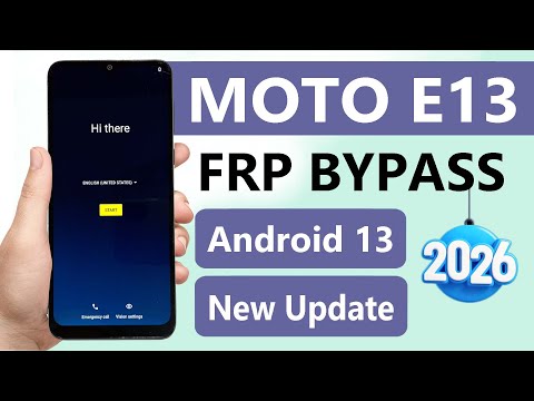 Motorola Moto E13 Frp Bypass 2026 | Moto E13 Google Account Bypass | Moto E13 Frp Unlock Android 13