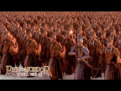 Rise Of Mordor - Woodland Elves VS Dunland Army - The Lord Of The Rings - Cinematic Battle