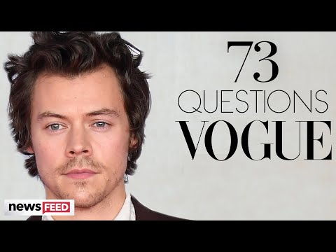 Harry Styles' HILARIOUS Transformation For Vogue's 73 Questions Revealed!
