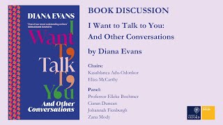 Book discussion on Diana Evans's 'I Want to Talk to You: And Other Conversations'