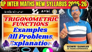 Download the video "AP Intermediate Maths New Syllabus|| Chapter-3|| Trigonometric Functions Examples Exercise||"