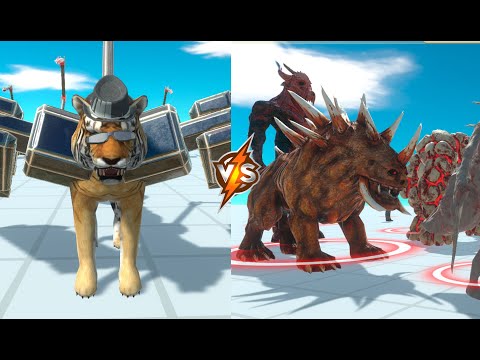 Mafia Boss Tiger Army vs all units   Animal Revolt Battle Simulator