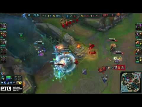 INSANE Game 2 Teamfight 24 Minutes in SKT vs CLG MSI Finals 2016