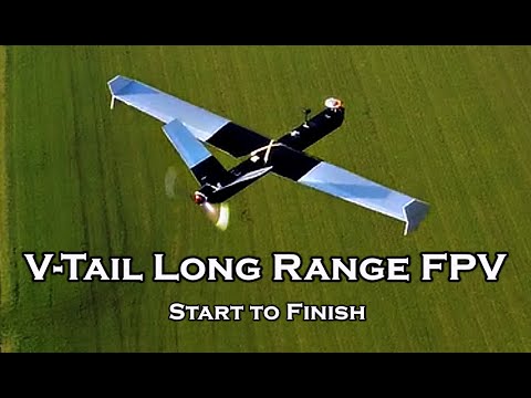 How to build a V-Tail Aircraft for Long Range FPV & Autonomous Missions