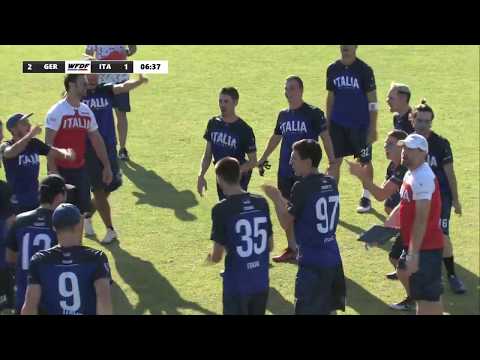 WFDF World Under 24 Ultimate Championship: Germany vs. Italy - Men's