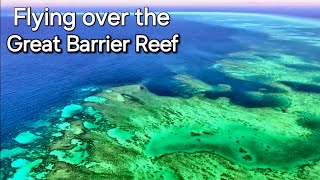 #Flight over Great Barrier Reef, #Cairns Australia cruising on #Celebrity Edge Barrier Reef Cruise