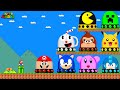 Super Mario Bros. but There Are More Custom Ultimate Switch All Charracter Game!