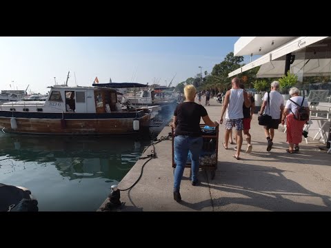 Budva walking tour. Summer in Montenegro