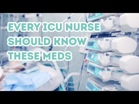 ICU Medications Every Nurse Needs to Know (Don’t Step Into the ICU Without This)
