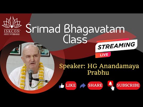 SB Class | SB 4.25.36 | HG Anandamaya Prabhu | 09-10-2023 | ISKCON Hyderabad