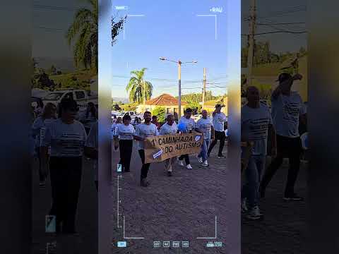 Primeira caminhada do Autismo em Santana da Boa Vista RS #autismo #caminhada #youtubeshorts #viral