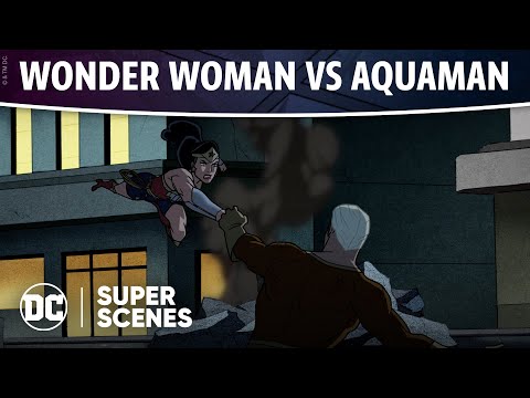Thumbnail of the video: DC Super Scenes: Wonder Woman vs Aquaman
